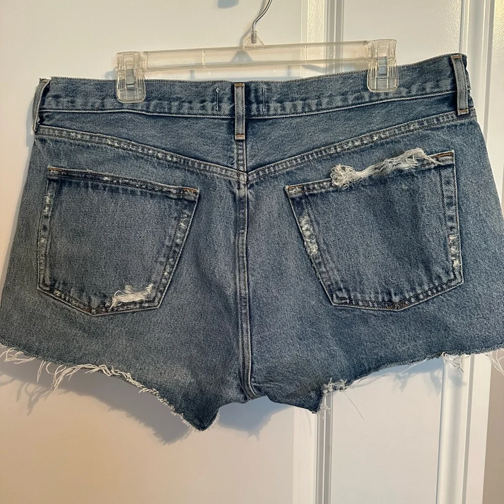 AGOLDE Parker Denim Shorts size 32, like new - Picture 3 of 5